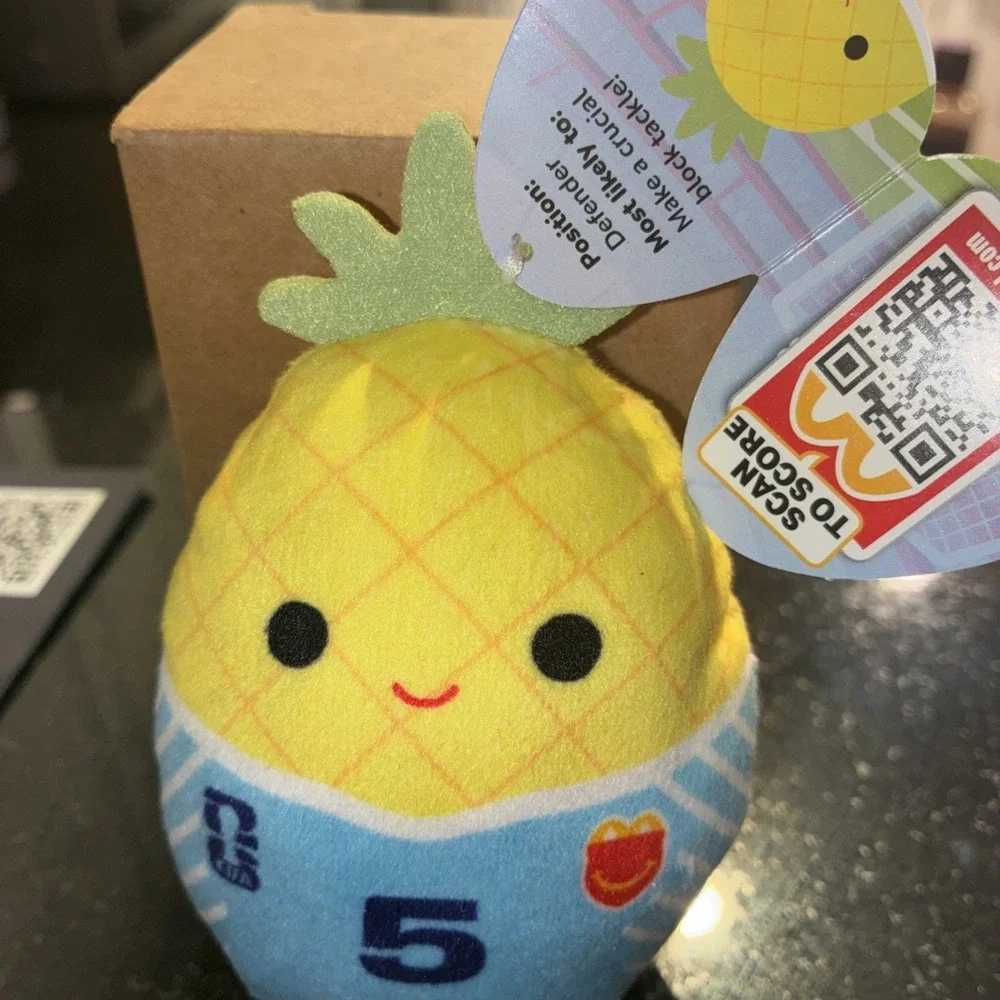 Squishmallows McDonald's MAUI The Pineapple FIFA World Cup Happy Meal Toy